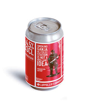 Carica l'immagine nel visualizzatore di Gallery, SMOKING GANJA IN A POLICE STATION IS NOT A BRILLIANT IDEA PROHIBITION EDITION Ganja Grodziskie box 12 lattine 33 cl (Copia)
