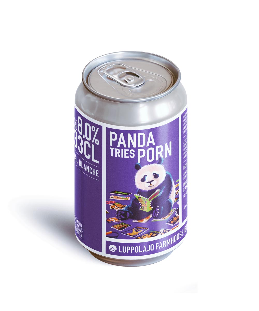 PANDA TRIES PORN Imperial Blanche pack 4 lattine 33 cl
